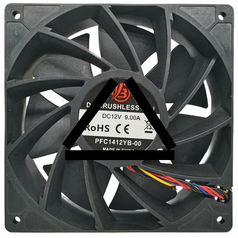 YB PFC1412YB-00 12V 9.00A Brushless Axial Cooling Fan