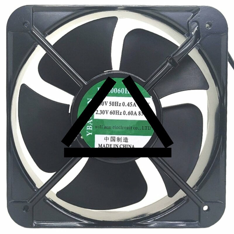 YBA-FAN BA20060HA2 AC 230V 0.45/0.60A 70/85W 2 Wires Axial Cooling Fan