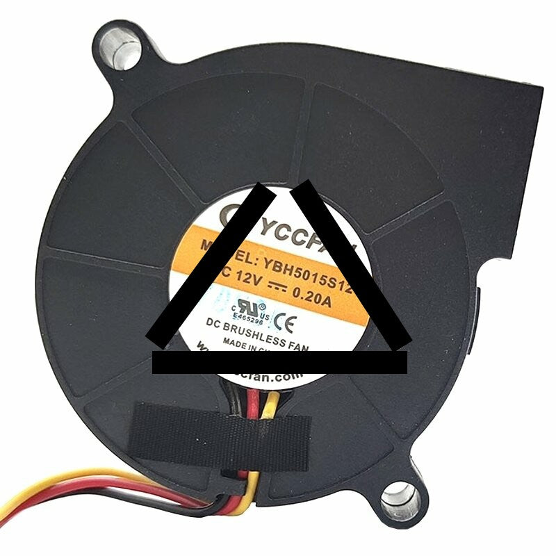YCCFAN YBH5015S12 DC 12V 0.20A Brushless Blower Cooling Fan
