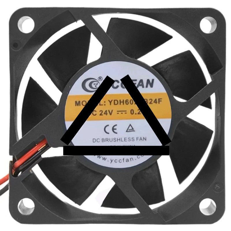 YCCFAN YDH6025B24F 24V 0.24A 2 / 3 Wires Cooling Fan
