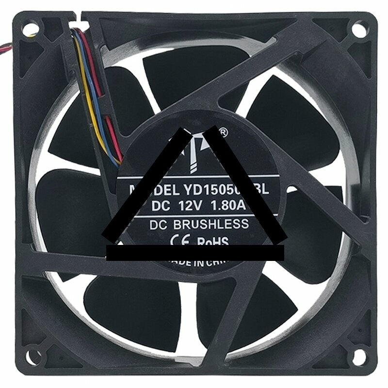 YD15050HBL DC 12V 1.80A 2 Wires / 3 Wires / 4 Wires Brushless Cooling Fan