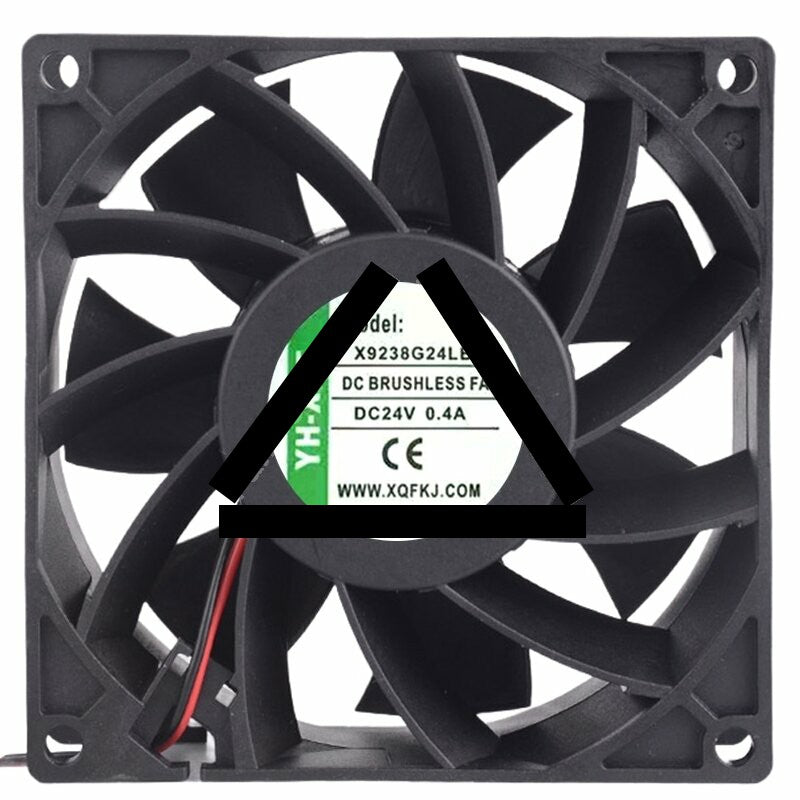 YH-XQF X9238G24LB 24V 0.4A 3 Wires Axial Cooling Fan