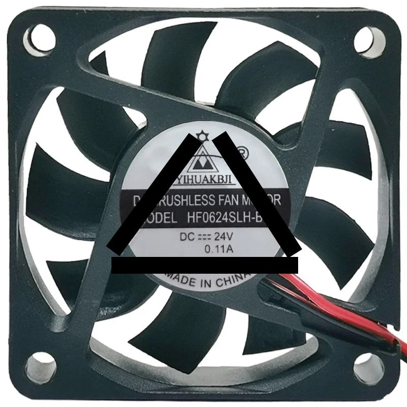 YIHUAKBJI HF0624SLH-B15 24V 0.11A DC Brushless 2 Wires Cooling Fan