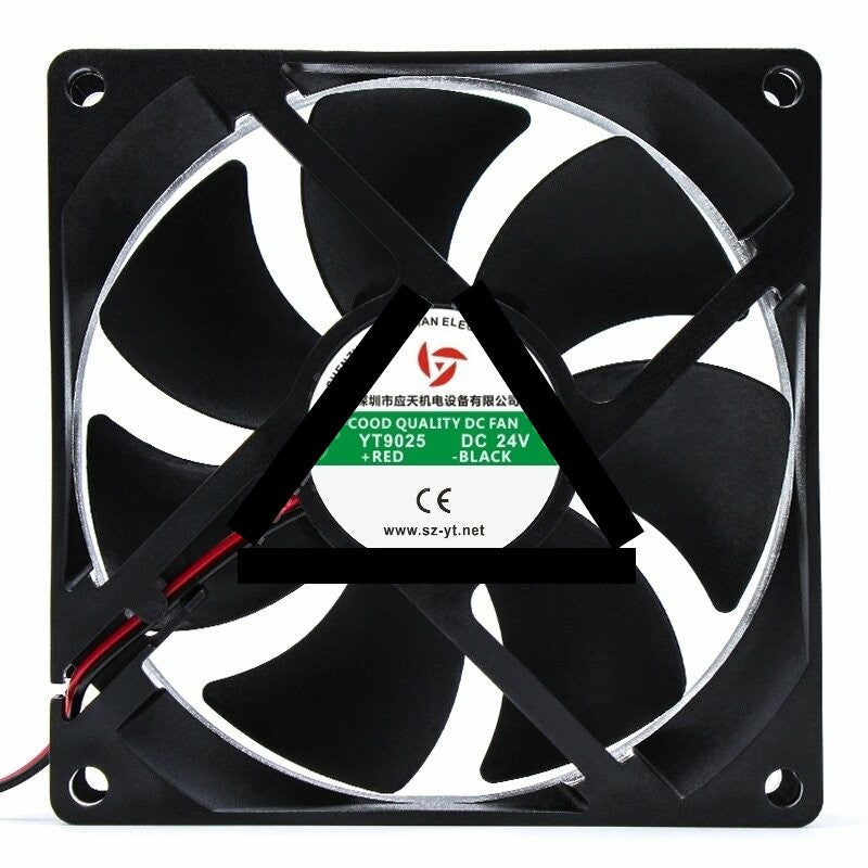 YING TIAN YT9025 DC 24V 2 Wires Axial Cooling Fan
