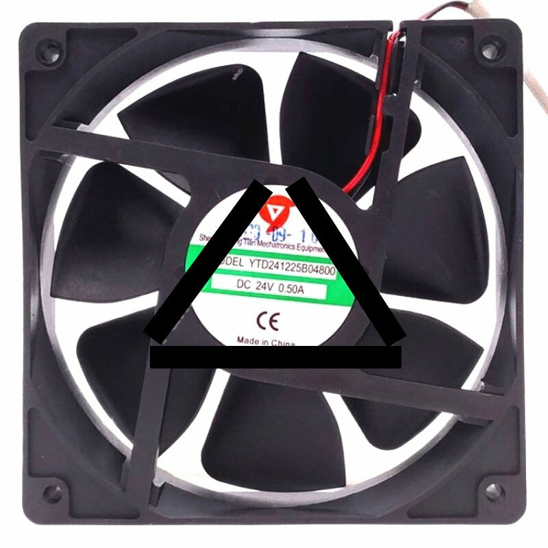 YINGTIAN YTD241225B04800 DC 24V 0.50A Axial Cooling Fan