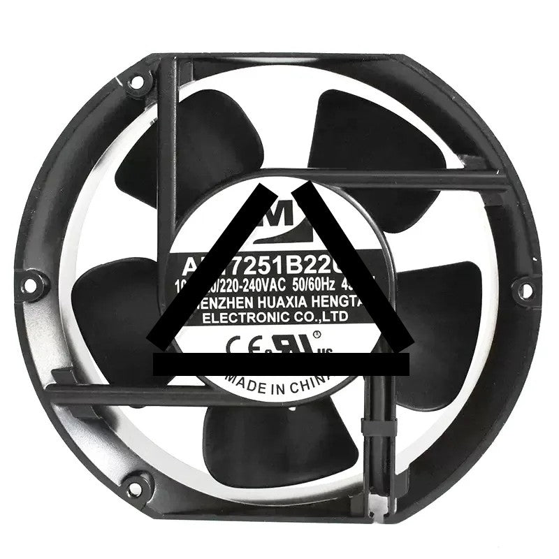 YM AF17251B22UL 100-120/220-240V 43.0W 2 Wires Cooling Fan