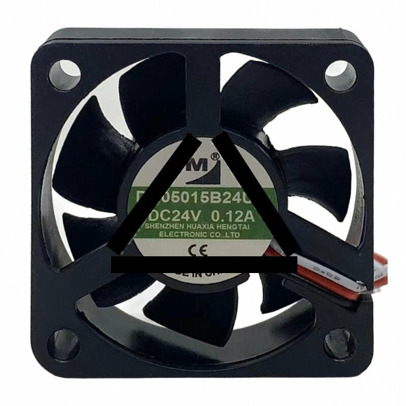 YM DA05015B24UR DC 24V 0.12A 2 Wires / 3 Wires Axial Cooling Fan