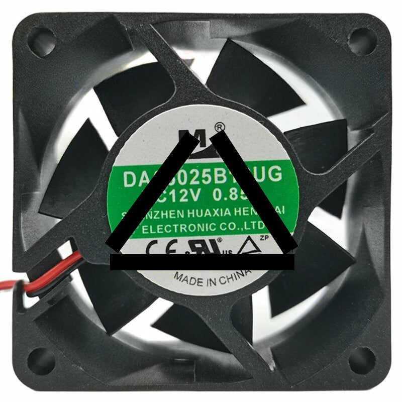 YM DA06025B12UG DC 12V 0.85A 2 / 3 / 4 Wires Axial Cooling Fan