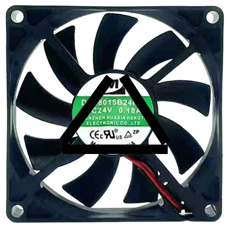 YM DA08015B24HR 24V 0.18A 2 / 3 Wires Axial Cooling Fan