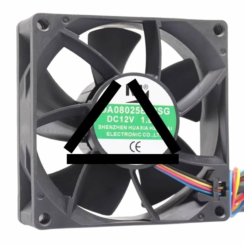 YM DA08025B12SG DC 12V 1.80A 8025 Axial Cooling Fan