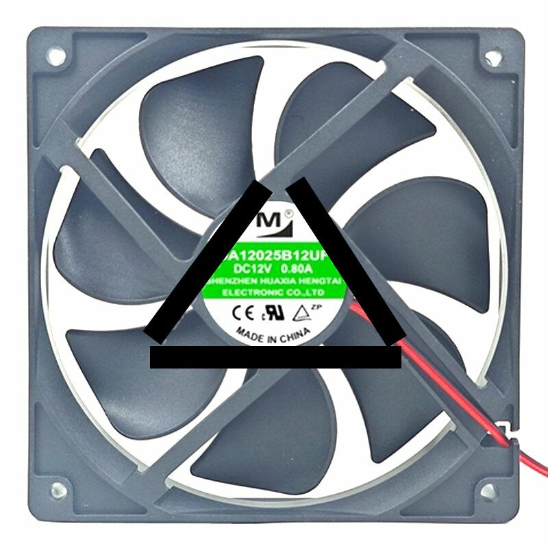 YM DA12025B12UF DC 12V 0.80A 2 Wires / 3 Wires / 4 Wires Axial Cooling Fan
