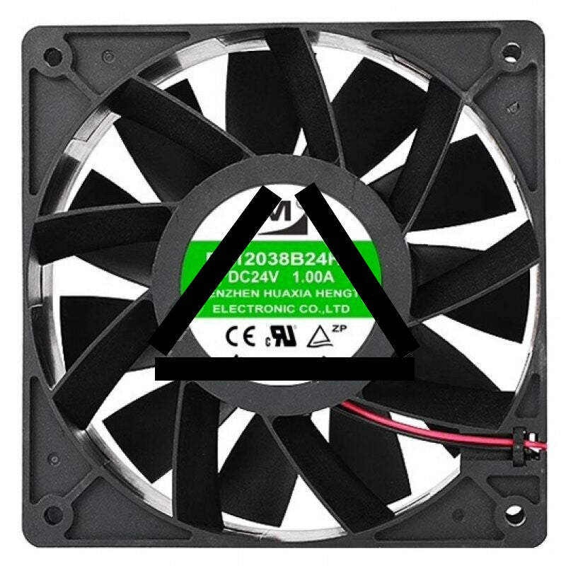 YM DZ12038B24HA DC 24V 1.00A 12038 Axial Cooling Fan