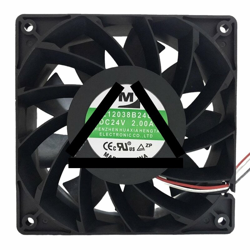 YM DZ12038B24UR DC 24V 2.00A 12038 Axial Cooling Fan