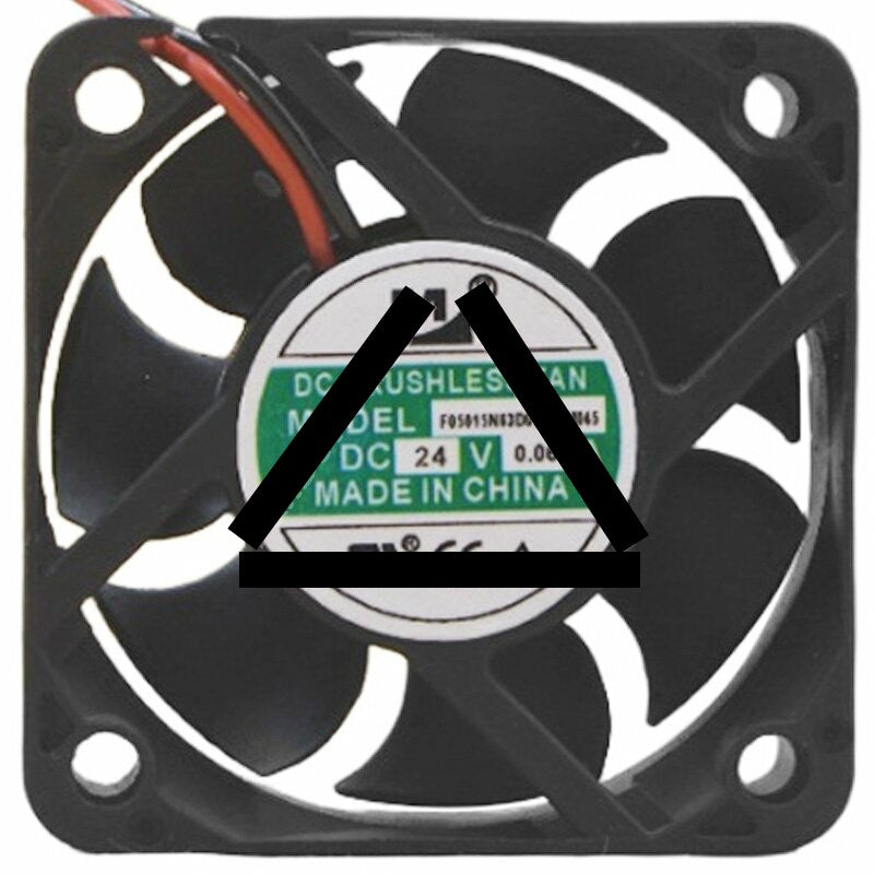 YM F0515N63D024-SM045 24V 0.05A 2 Wires Axial Cooling Fan