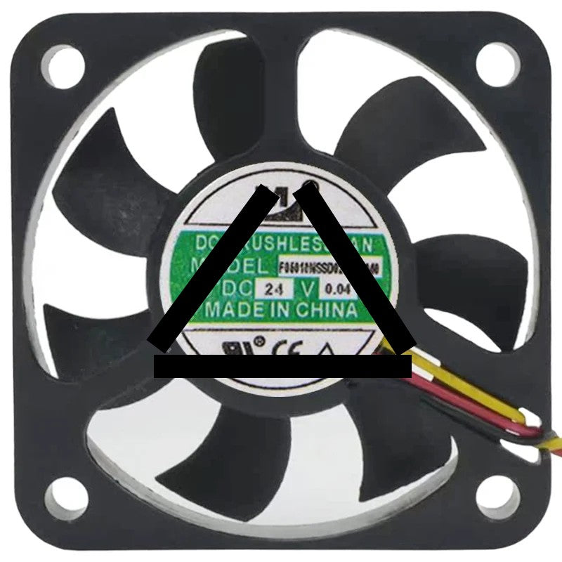 YM F0515NSSD025-SM040 24V 0.04A 2 Wires Axial Cooling Fan