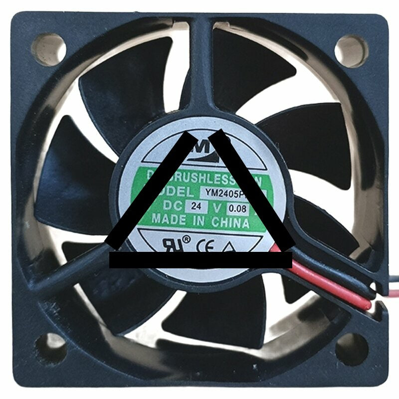 YM YM2405PKS1 24V 0.08A 2 Wires DC Brushless Axial Cooling Fan