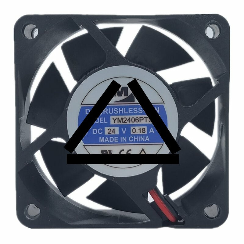 YM YM2406PTS1 DC 24V 0.18A 6025 Brushless Axial Cooling Fan