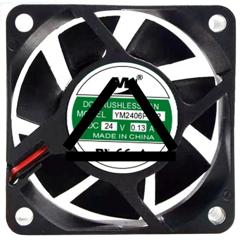 YM YM2406PTS2 24V 0.13A 2 Wires DC Brushless Axial Cooling Fan