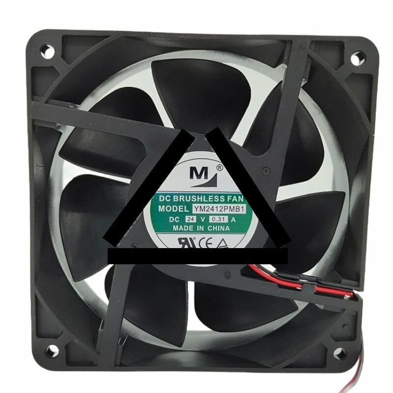 YM YM2412PMB1 DC 24V 0.31A 12038 Brushless Axial Cooling Fan