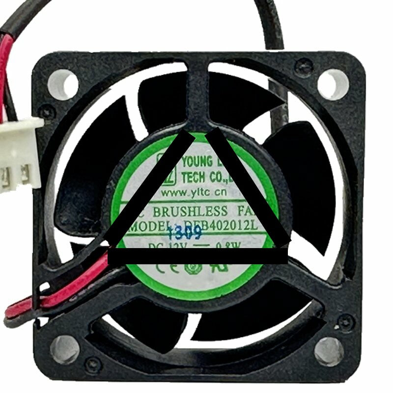 YOUNG LIN DFB402012L DC 12V 0.8W 4020 Brushless Axial Cooling Fan
