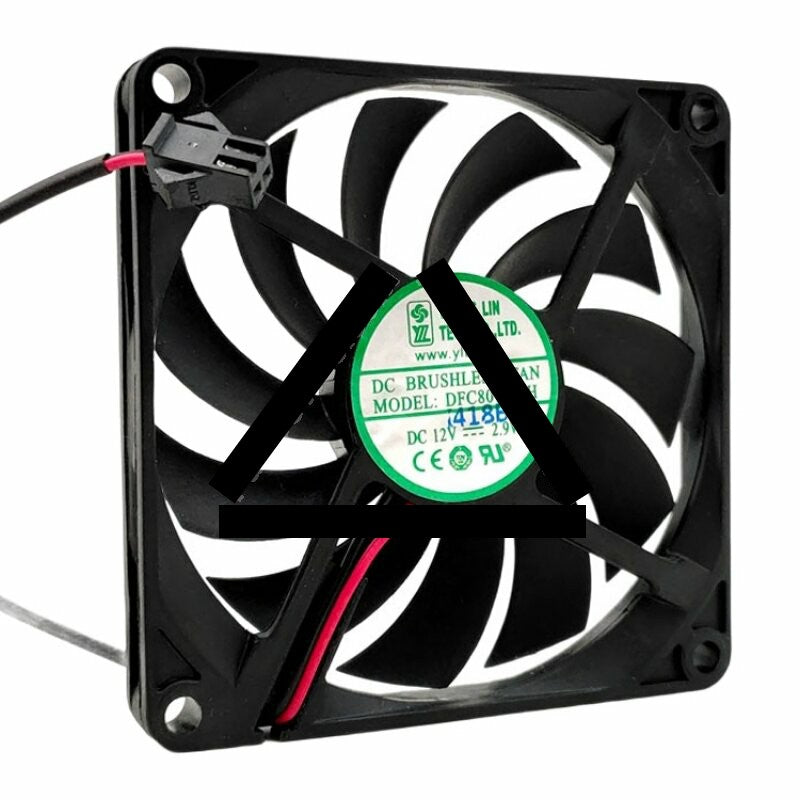 Young LIn DFC801012H DC 12V 2.9W 8010 Axial Brushless Cooling Fan