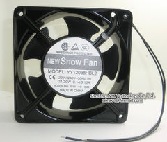 YY12038HBL2 two wire AC220V 12CM 120*120*38MM Cabinet fan AC FAN in stock~