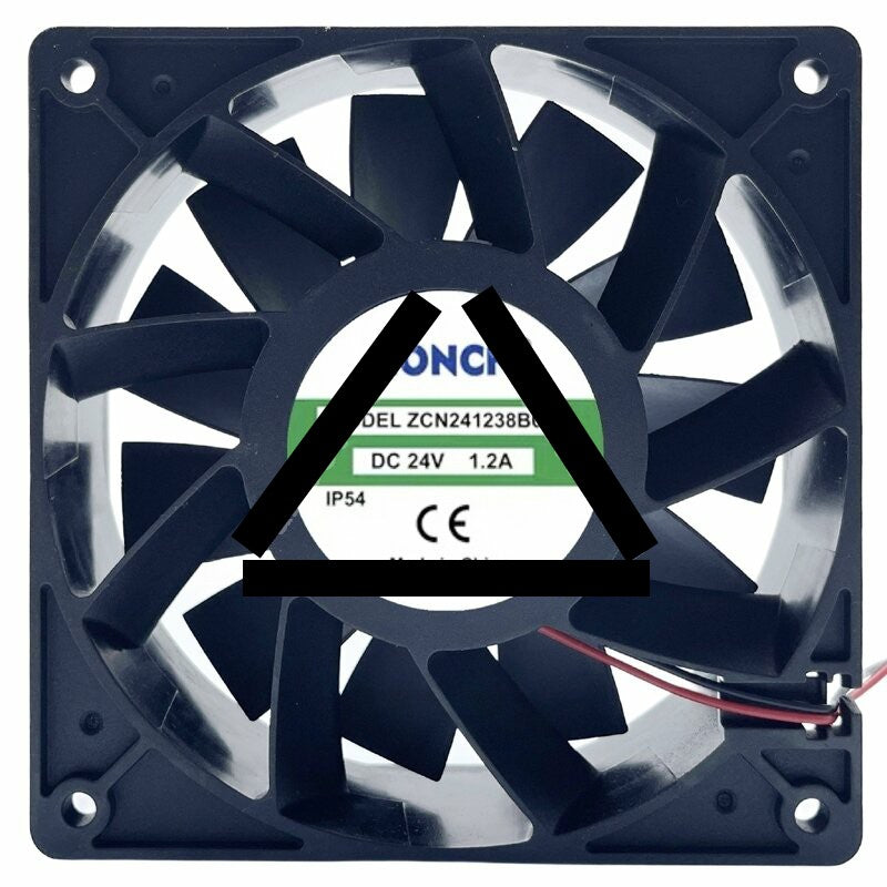 ZONCN ZCN241238B0U DC 24V 1.2A IP54 Waterproof Axial Cooling Fan