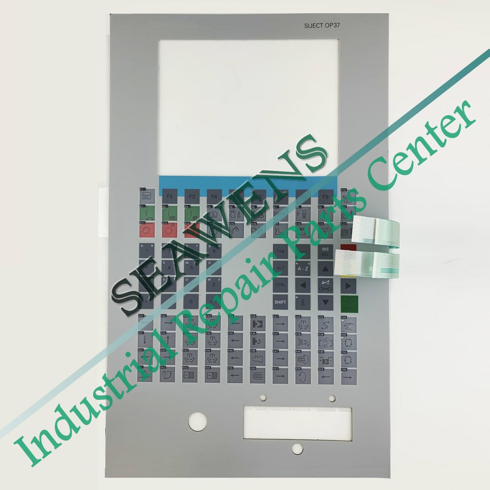 6AV3637-7AB16-1AM0 OEM OP37 لوحة مفاتيح غشائية لإصلاح لوحة مشغل HMI، جديدة في المخزون 